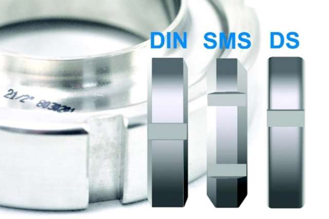 Infografik over koblingstyperne DIN, SMS og DS