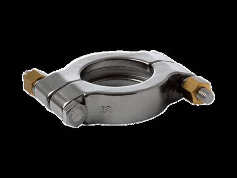 Vores rustfri DIN clamp spændering, svær dobb. bolt er fremstillet i rustfrit stål AISI 304. Bestil unions dele af kompromisløs kvalitet online hos Alfotech.