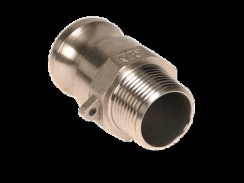 Camlock koblingsnippel i høj kvalitet, type F, fra Alfotech. Kan anvendes til forskellige væske- eller gasledninger. Bestil enkel og robust kobling her.