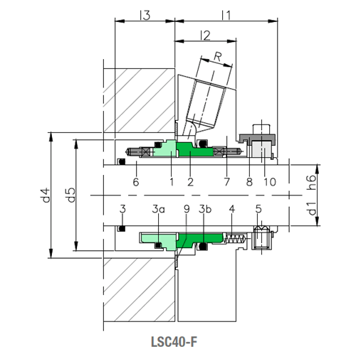 Patrontætning LSC40-F