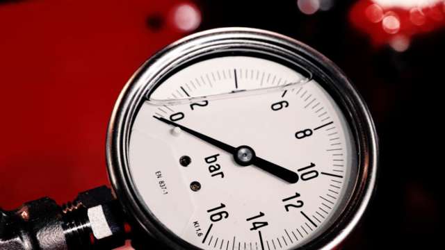 Lufttryksmåler med gevind