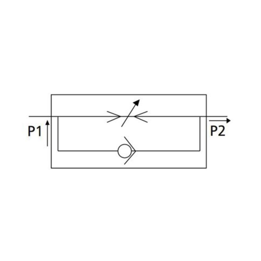 Push-in, flow regulator