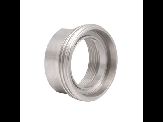 Vores rustfri DIN nippel med RG muffe er fremstillet i rustfrit stål AISI 316. Bestil specialfittings af kompromisløs industriel kvalitet hos Alfotech her.