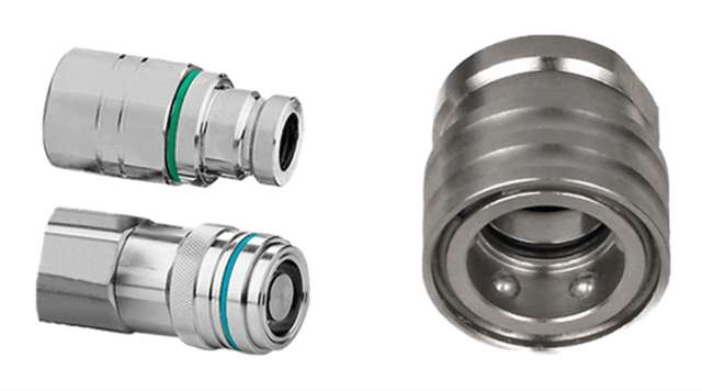 Collage over Cejn-koblinger og et vandkoblingshus