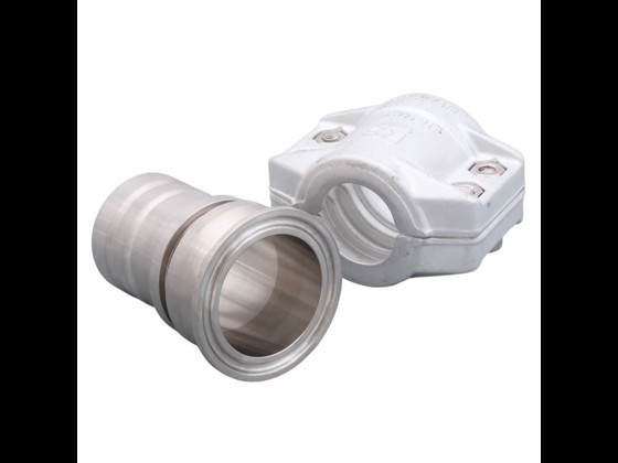 Alfotech's DIN Clamp krave er af rustfrit stål i meget høj kvalitet. Understøtter tilslutninger mellem DN10 og op til DN100. Bestil via vores webshop her.
