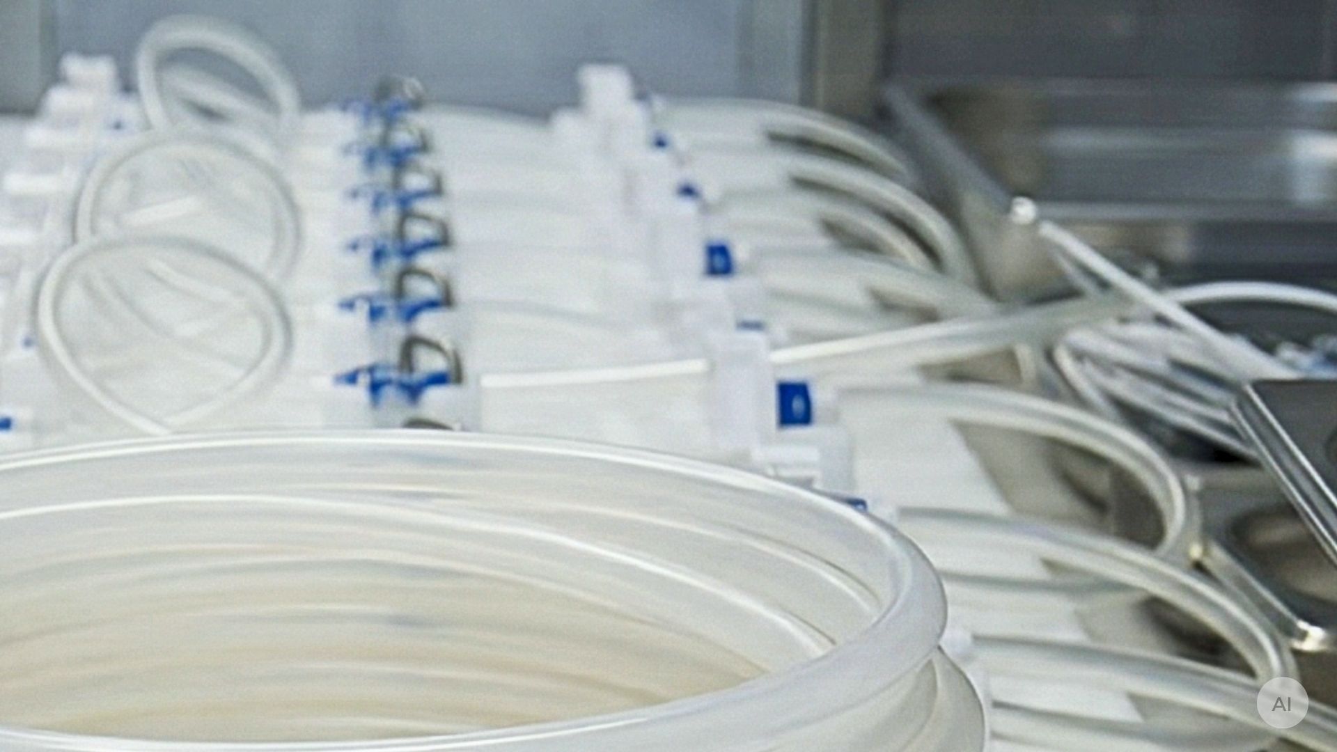 Single-use slanger og single-use assemblies på bord