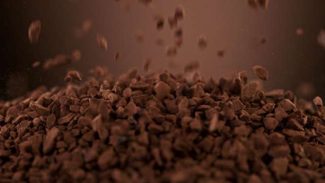 Kaffegranulat i bunke