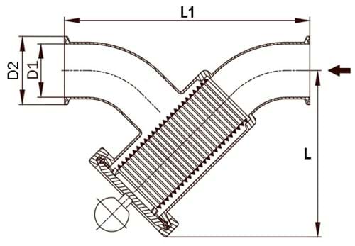 Smudsfilter, Y-type, svejseender (DS/SMS)