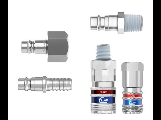 Cejn eSafe quick koblinger fremstillet i rustfrit stål AISI 316. Velegnede til de fleste applikationer og systemer. Bestil hurtigt og nemt via vores webshop!