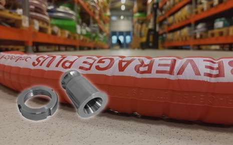 Adapteren som gør Camlock-tilslutning til en leg