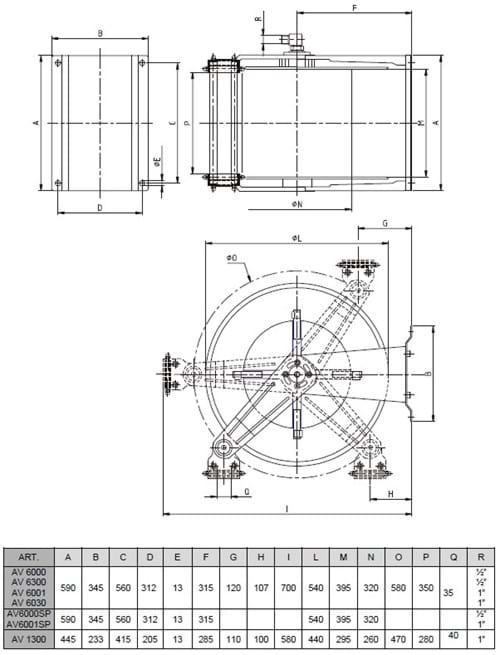 Slangeopruller 6000-6001 AV