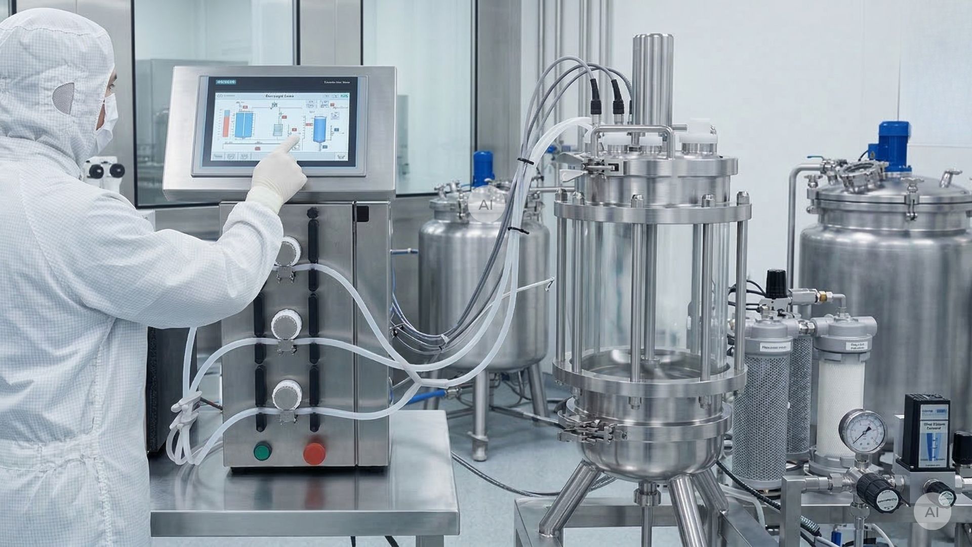 single-use-system i farmaceutisk produktionsmiljø