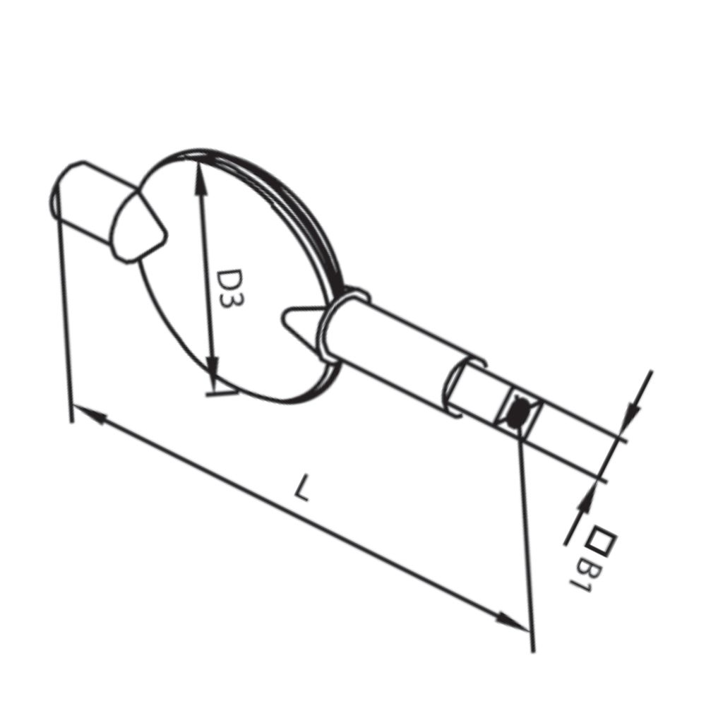 Spjæld, AWH-butterflyventil, ISO