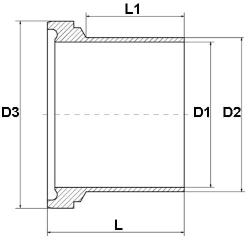 Svejsekrave, DIN, 11864-1, serie C