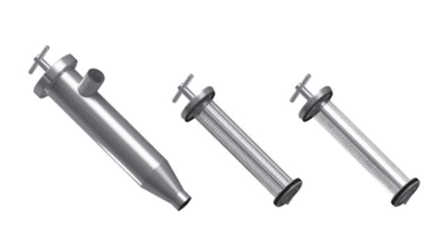 Vinkelfilter og indsatse