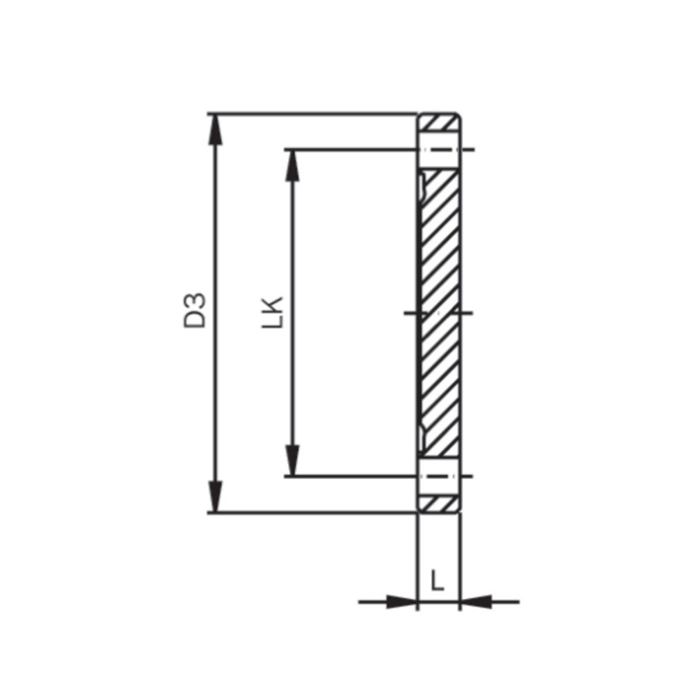 Flange blind liner, DIN, 11864, serie A