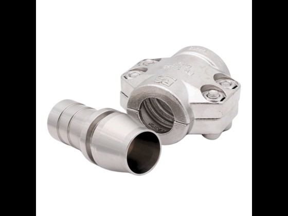 Alfotech's ISO svejseende er af rustfrit stål i høj kvalitet. Understøtter tilslutninger mellem 25,0 mm og op til 102,0 mm. Bestil online via webshop her.