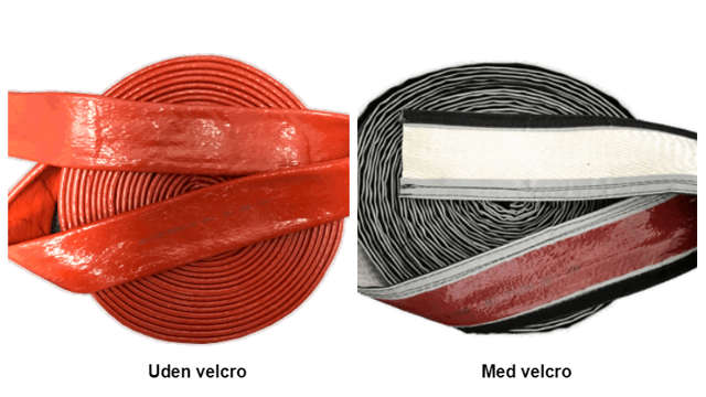 Collage med Pyroflex brandbeskyttelsesslanger