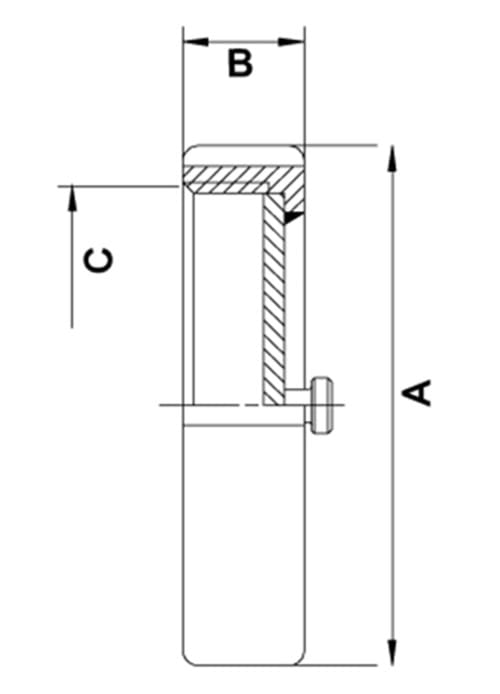 DS slutmuffe med tap & kæde