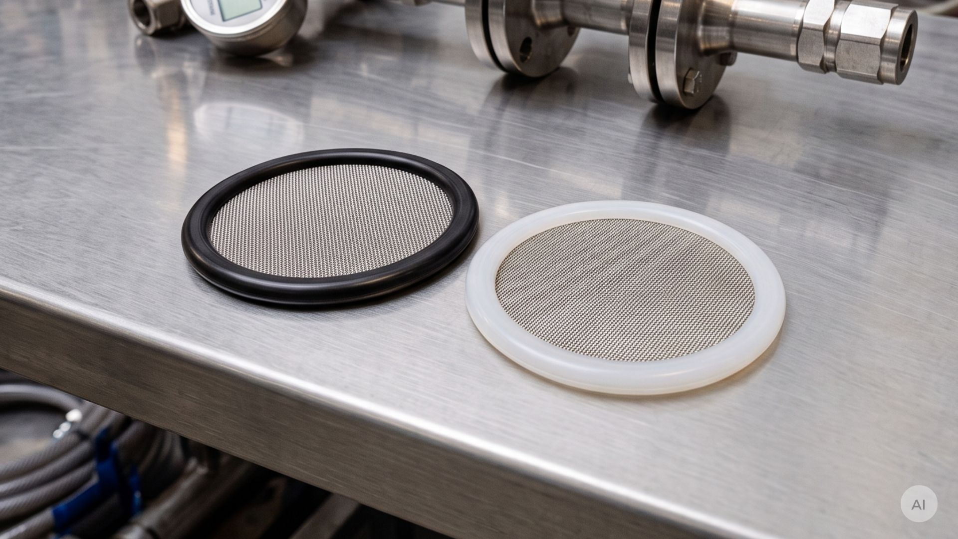 to unionspakninger med filter i epdm og silikone
