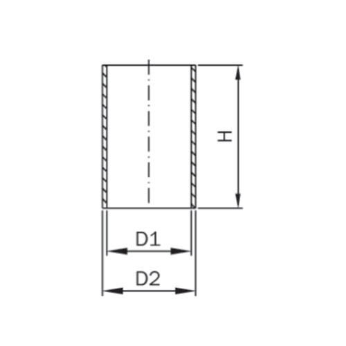 Beskyttelsesglas for In-Line skueglas, polycarbonat