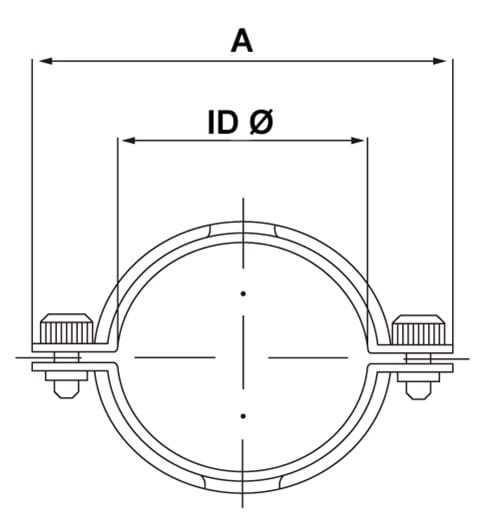 Rørbærer uden skaft, DIN
