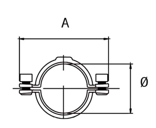 Rørbærer uden skaft, Unbraco bolte