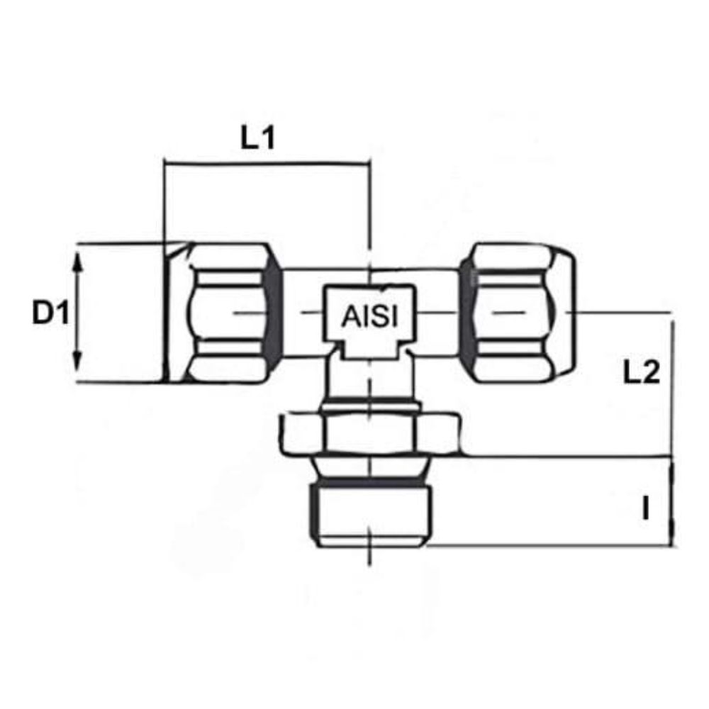 Push-on T-stykke, svirvel