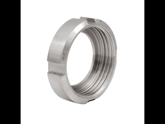 Rustfri DIN omløber designet til nem og hygiejnisk montering i fødevareindustrien. Ideel til procesmiljøer. Bestil via webshop her!