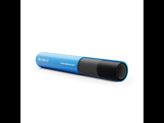 Super Nobelair Soft PVC-slange til trykluft op til 15 bar. TÜV-certificeret og ideel til krævende industrielle applikationer. Bestil online her!