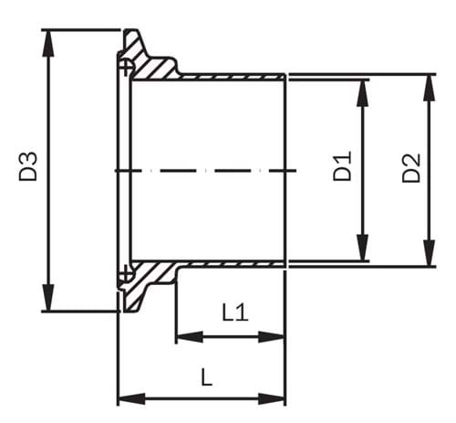 Clamp krave nut, DIN, 11864-3, serie A