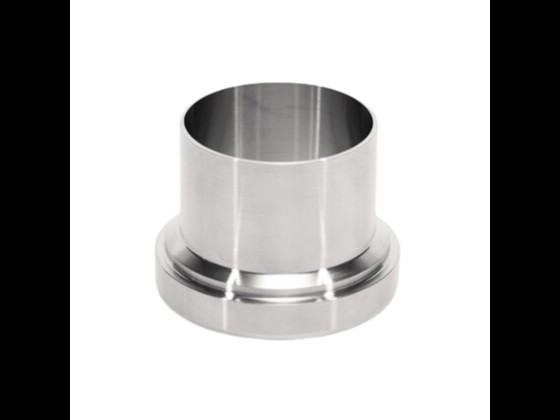 Vores aseptiske svejsekrave er fremstillet i rustfrit stål AISI 316L og følger standarden DIN 11864-1, serie B. Find fittings af højeste kvalitet online her.