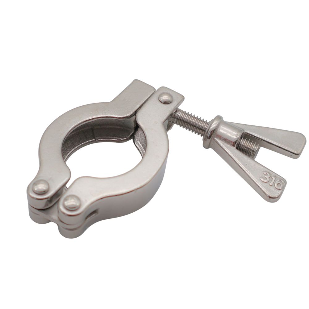 Spændering efter KF-standarden til hurtig samling af flanger. Velegnet til højvakuum. DIN 28403 / ISO 2861 kompatibel. Hurtig montering uden værktøj. Læs mere!